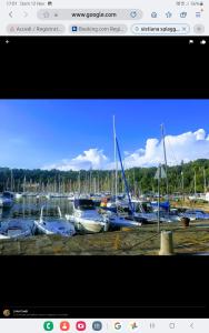 a picture of boats docked in a marina at Appartament holidays Sistiana in Sistiana