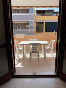 Uma varanda ou terraço em Appartamento Ladispoli