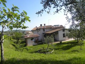 フィアーノ・ロマーノにあるB&B Al Laghettoの庭園からの家の景色