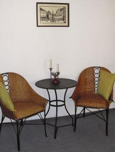 Posezení v ubytování Pension Reuss - Hotel garni