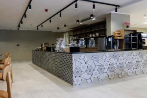 Příslušenství pro přípravu čaje a kávy v ubytování Hotel Wehra