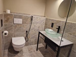 Koupelna v ubytování Hotel Wehra