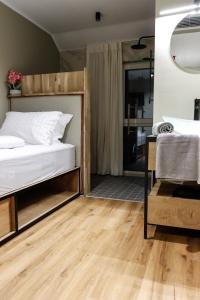 Postel nebo postele na pokoji v ubytování Hotel Wehra