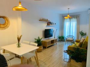 TV a/nebo společenská místnost v ubytování Apartamento Las Minas