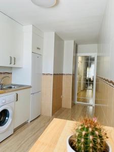 Kuchyň nebo kuchyňský kout v ubytování Apartamento Las Minas + 23 fotografií