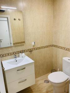 Koupelna v ubytování Apartamento Las Minas