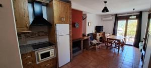 Dapur atau dapur kecil di Alojamiento Inés