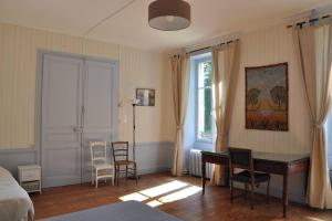 Ruang duduk di Domaine du Bois d’Amont