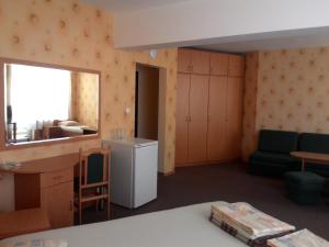 Kuchyň nebo kuchyňský kout v ubytování South Beach Hotel