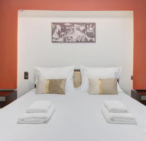 Ένα ή περισσότερα κρεβάτια σε δωμάτιο στο Αλκυόνη