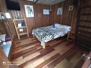 Postel nebo postele na pokoji v ubytování MLK Bamboo Beachhouse