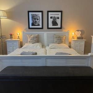 Postel nebo postele na pokoji v ubytování "the One"