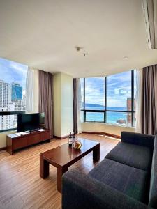 Posezení v ubytování Avatar Danang Hotel