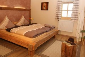 Кровать или кровати в номере Apartment Sammerhof