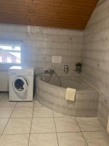 Kúpeľňa v ubytovaní Apartmány Nad Rybníkem