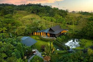 Letecký snímek ubytování Villa Morpho - Luxury Jungle House at Ecolirios Green Community