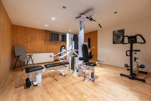 Das Fitnesscenter und/oder die Fitnesseinrichtungen in der Unterkunft Martinshof