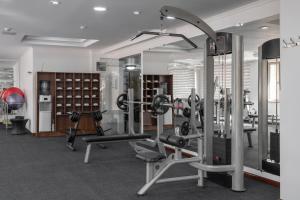 Fitness centrum a/nebo fitness zařízení v ubytování Jannat Resort