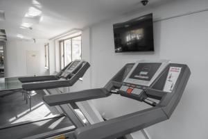 TV a/nebo společenská místnost v ubytování Jannat Resort