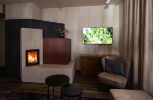 A seating area at Hafnerhotel - Das Kachelofen-Wohlfühlhotel