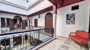Posezení v ubytování Riad Argan