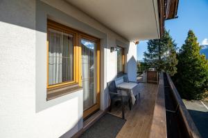 Balkon lub taras w obiekcie Appartements Spitzegel