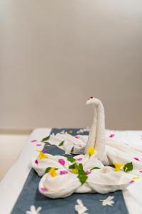 Voodi või voodid majutusasutuse Vesta Avtar Resort Pushkar toas