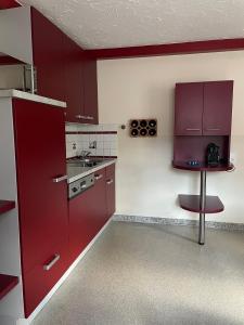 Kuchnia lub aneks kuchenny w obiekcie Ferienwohnung Jank