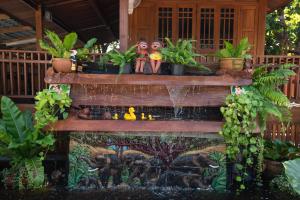 Zahrada ubytování Suk Sabai Homestay