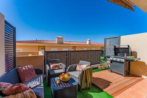 Et opholdsområde på Luxury Vacation House Dakota