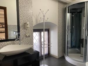 Koupelna v ubytování B&B Agriturismo 'A Cunziria