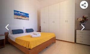 Cama o camas de una habitación en Casa indipendente a 20m dal mare