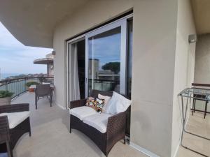 Balkón nebo terasa v ubytování ZagHouses - sea view apartments in Sicily