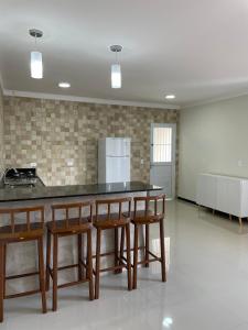 Kuchyň nebo kuchyňský kout v ubytování Apartamento Maracujá