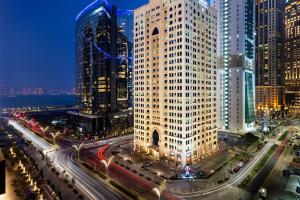 Almennt útsýni yfir borgina Doha eða útsýni yfir borgina eins og það er á íbúðahótelinu