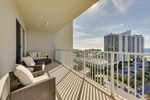A balcony or terrace at Miramar Beach Getaway with Balcony and Ocean View!