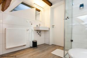 Koupelna v ubytování Hotel Duwakschopp