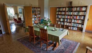 Knihovna v bed and breakfast