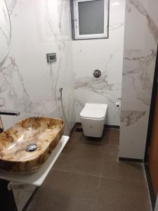 Koupelna v ubytování Hotel airport annex