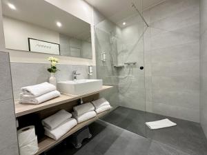 Koupelna v ubytování DiMas Hotel Ettenheim - Rust