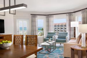 Posezení v ubytování Marriott's Aruba Surf Club