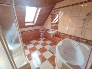 Kúpeľňa v ubytovaní Holiday home in Balatonszarszo 45813