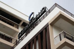 a sign on the top of a building at Cebu Grand Hotel in Cebu City
