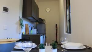 Kuchyň nebo kuchyňský kout v ubytování Lago Maggiore Lake Me Home apartment