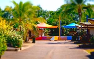 Sodas prie apgyvendinimo įstaigos Darwin FreeSpirit Resort