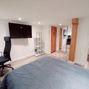 Fancy SF Suite, Prime Location, Near Fishermans Wharf, SF Bay and Financial District TV 또는 엔터테인먼트 센터
