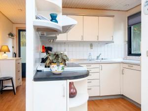 Kuhinja oz. manjša kuhinja v nastanitvi 4 person holiday home in Silkeborg