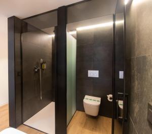 Koupelna v ubytování Hotel Cortabitarte