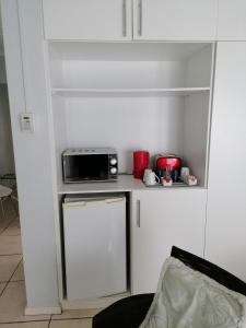 Η κουζίνα ή μικρή κουζίνα στο Flamingo Rocks