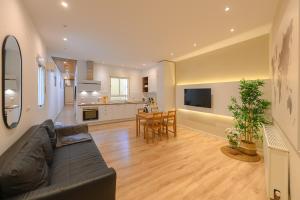 TV a/nebo společenská místnost v ubytování Apartamento en el centro de Madrid